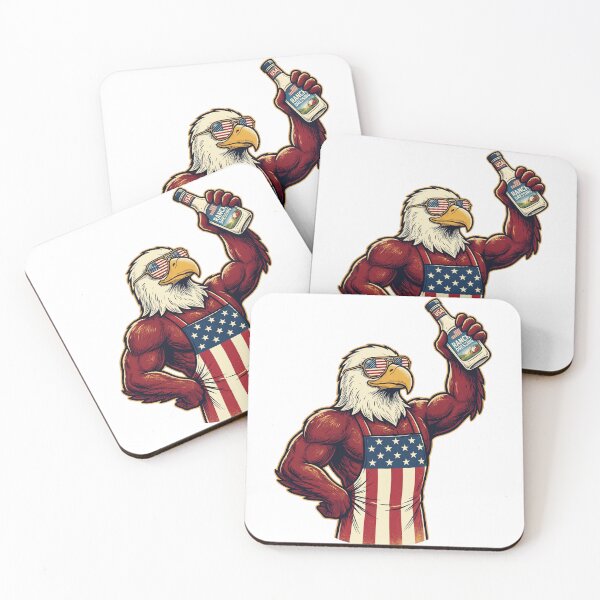 Item preview, Patriotic BBQ Eagle designed and sold by Roy & Tiffany.