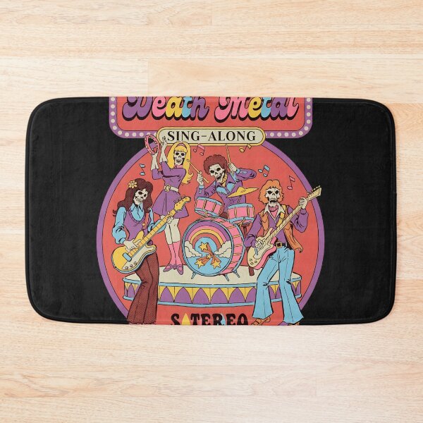 Item preview, Groovy Skeleton Band Retro Sing-Along Graphic designed and sold by Bassot-Studio.
