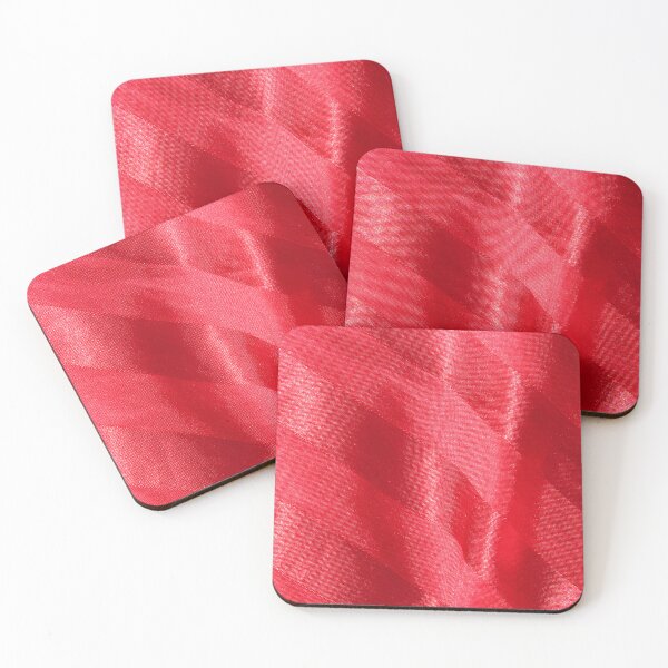 Item preview, Luxurious Crimson Red Satin Striped Fabric Texture designed and sold by 27Tammy27.