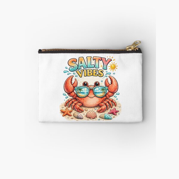 Item preview, Salty Vibes Colorful Crab designed and sold by ShopVelona.