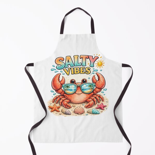 Item preview, Salty Vibes Colorful Crab designed and sold by ShopVelona.