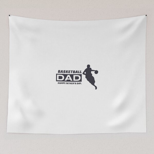 Item preview, Basketball Dad WHITE + BLACK Logo Father's Day T-Shirt designed and sold by MOSIDRIP™.