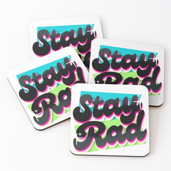 Item preview, Stay Rad Retro Lettering 80's Theme designed and sold by 80sKidd.