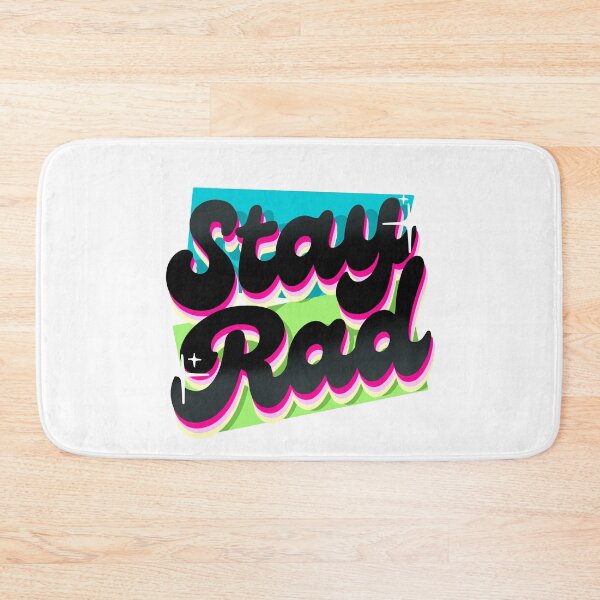 Item preview, Stay Rad Retro Lettering 80's Theme designed and sold by 80sKidd.