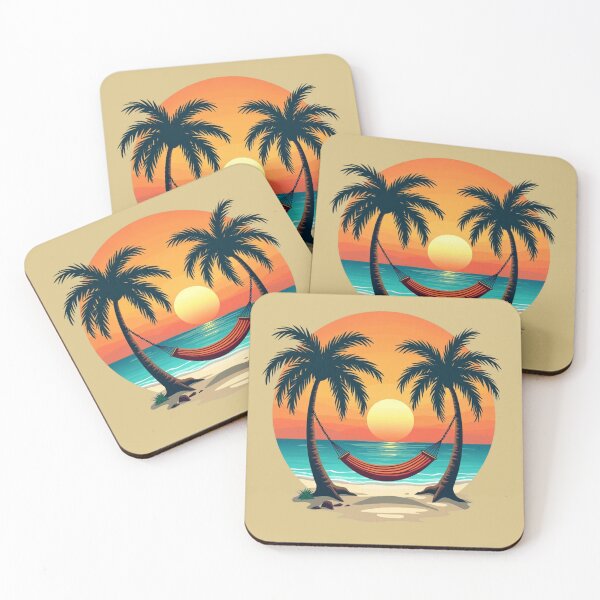 Item preview, Island Hammock Sunset Paradise designed and sold by piketo.