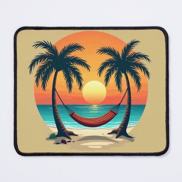 Item preview, Island Hammock Sunset Paradise designed and sold by piketo.