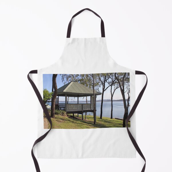 Item preview, Tranquil Lake Awoonga Picnic Gazebo Landscape designed and sold by 27Tammy27.
