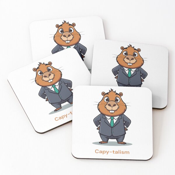 Item preview, Capy-talism designed and sold by Cute Designs For Every Mood.