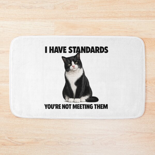 Item preview, High Standards Tuxedo Cat designed and sold by HippyRikky.