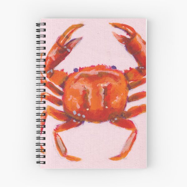 Item preview, Orange crab painting designed and sold by BrintyInk.