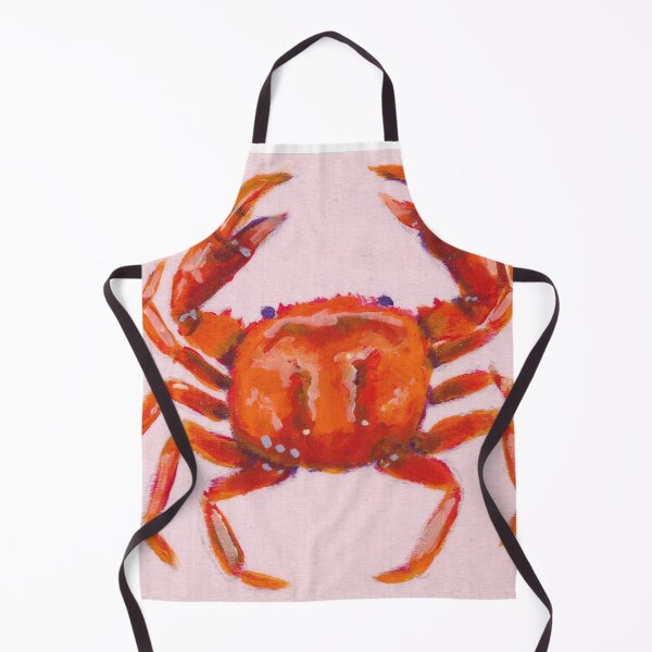 Item preview, Orange crab painting designed and sold by BrintyInk.