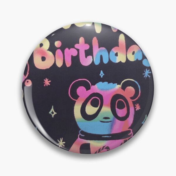 Item preview, Happy Birthday Panda Rainbow Scratch Art Cute Kawaii T-Shirt designed and sold by Scratch-Rainbow.