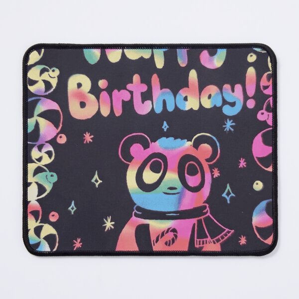 Item preview, Happy Birthday Panda Rainbow Scratch Art Cute Kawaii T-Shirt designed and sold by Scratch-Rainbow.