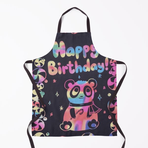 Item preview, Happy Birthday Panda Rainbow Scratch Art Cute Kawaii T-Shirt designed and sold by Scratch-Rainbow.