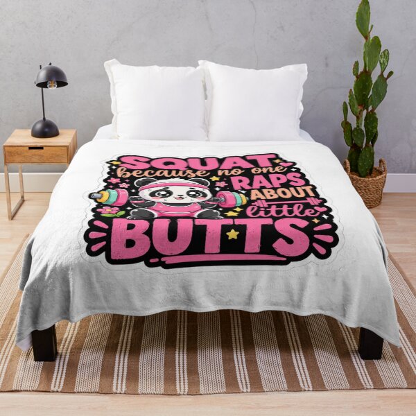 Item preview, Squat Panda Funny Gym Fitness Motivational Cartoon designed and sold by Digistore1221.