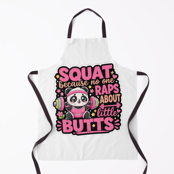 Item preview, Squat Panda Funny Gym Fitness Motivational Cartoon designed and sold by Digistore1221.