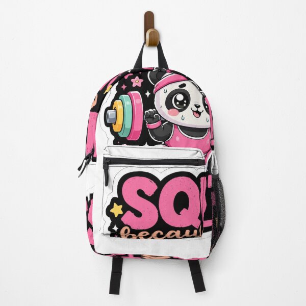 Item preview, Squat Panda Funny Gym Fitness Motivational Cartoon designed and sold by Digistore1221.