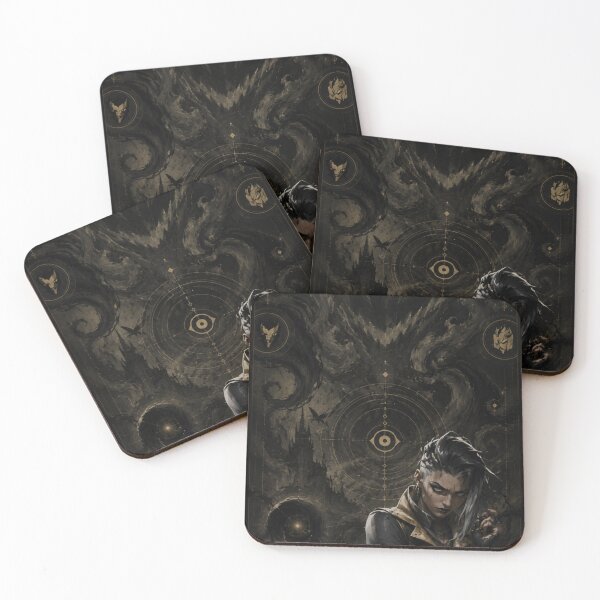Item preview, Valorant Fade Dark Gothic Tarot Card Gold Aesthetic designed and sold by NaileyCreative.