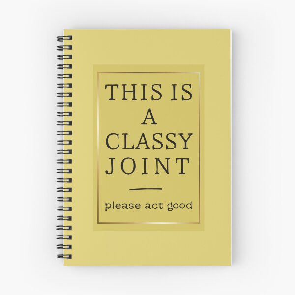 Item preview, Gold Funny Sarcastic Classy Joint Phrase Bad Grammar  designed and sold by TackyTime.