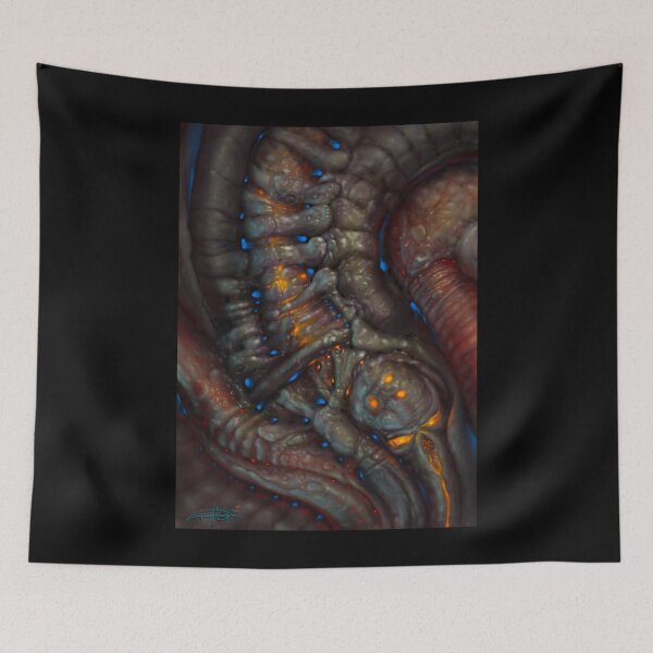 Item preview, A Visceral Glow (F.K.A. “Pink Meaty bits n skull”) designed and sold by TivonHCreager.