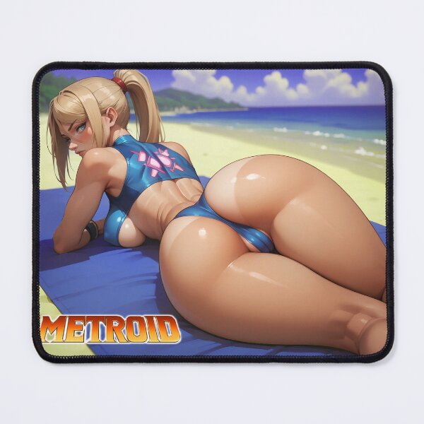 Item preview, Samus Aran on Vacation designed and sold by HisAndHerShirts.