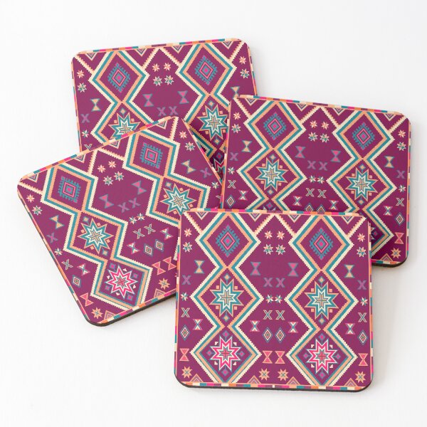 Item preview, Vibrant Southwestern Geometric Star Surface Pattern designed and sold by arteresting-art.