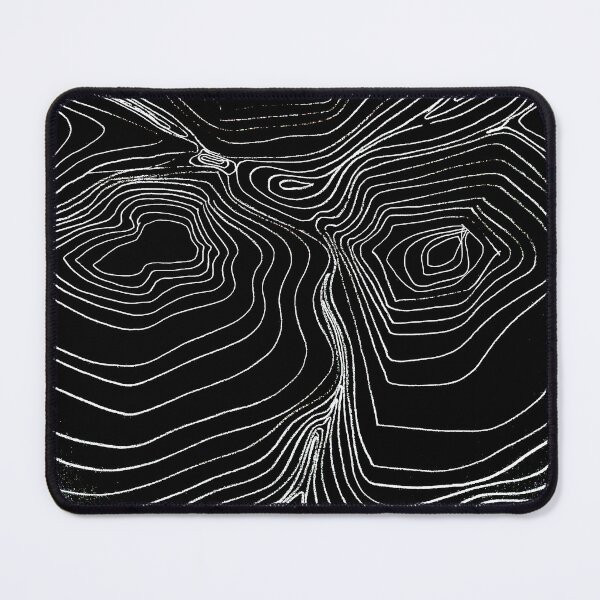 Item preview, Topography - Minimalist Black and White Topographic Line Art Map designed and sold by MAMA.art.Rio <Marsailhe_Milward>.