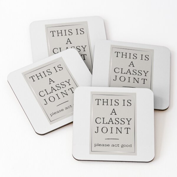 Item preview, Silver Funny Sarcastic Classy Joint Phrase Bad Grammar  designed and sold by TackyTime.