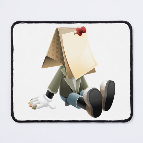 Item preview, Sitting Cartoon Character With Sticky Note Head designed and sold by Lexkon Liu's art.