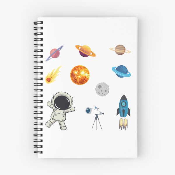 Item preview, Cute Astronaut and Planets Space Sticker Pack Outer Space Galaxy Solar System Rocket Ship Telescope Laptop Decals Sticker Sheet designed and sold by Art IN Pack.