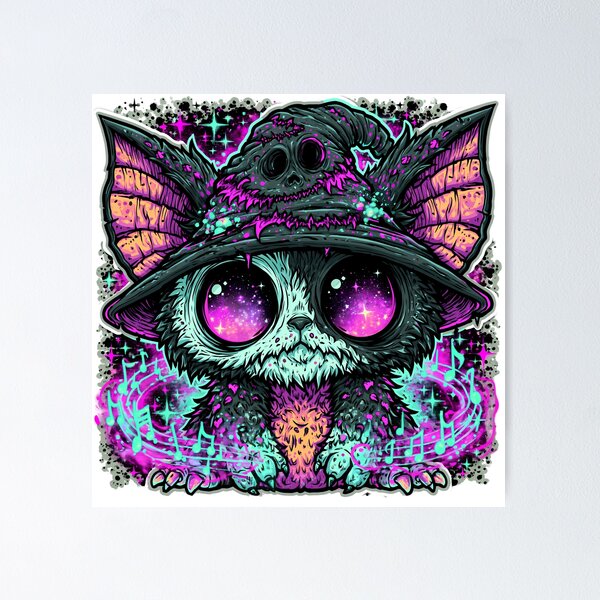 Item preview, Trippy Cosmic Witch Gremlin Melody designed and sold by DonaldWaltersxx.