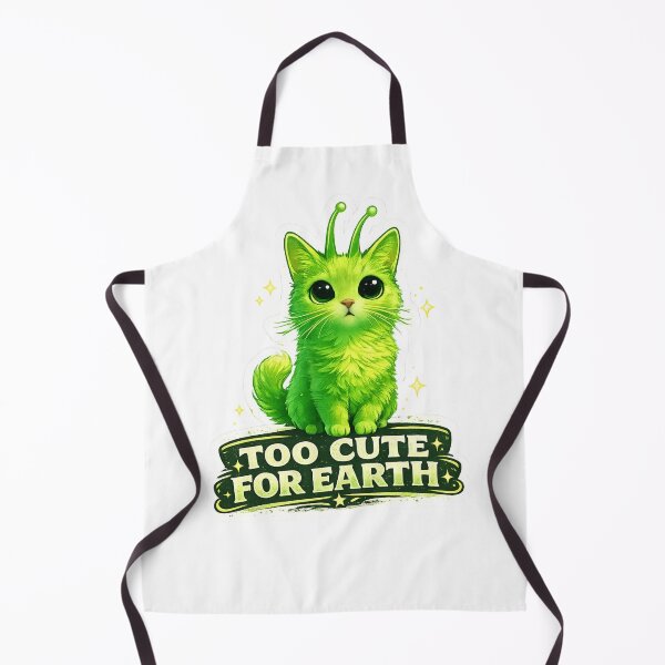 Item preview, Too Cute For Earth Funny Alien Cat Kawaii Space designed and sold by Digistore1221.