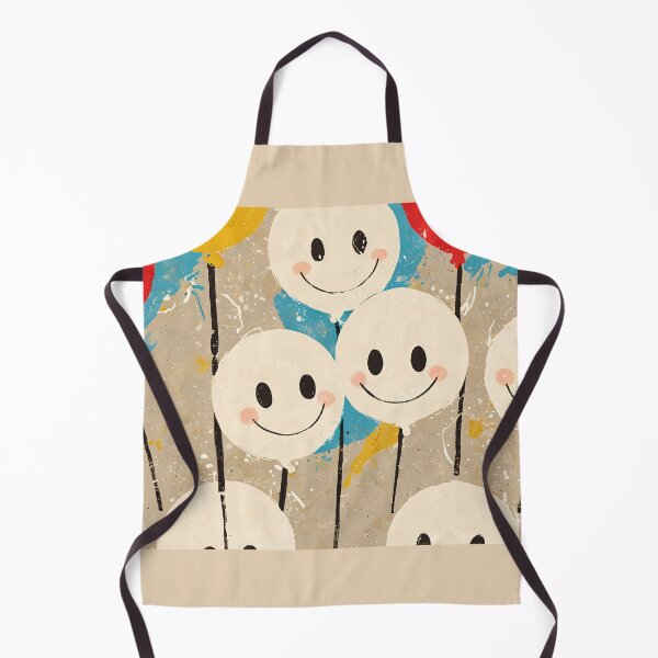 Item preview, Happy Smile Balloon Parade – Cheerful Abstract Street Art Illustration designed and sold by KiraChie.