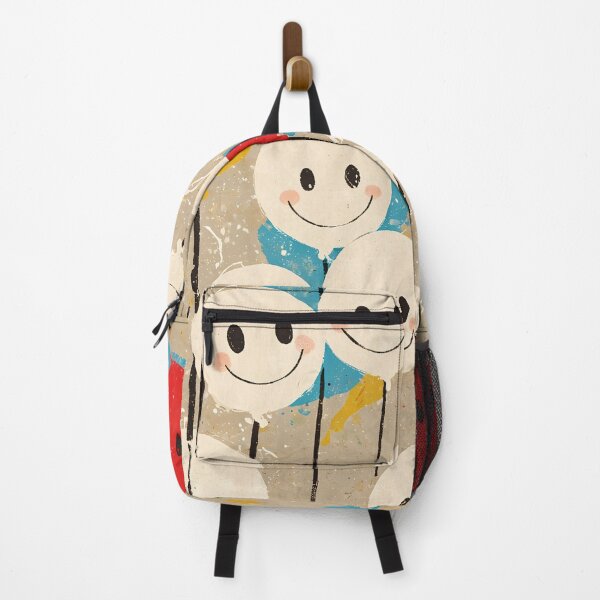 Item preview, Happy Smile Balloon Parade – Cheerful Abstract Street Art Illustration designed and sold by KiraChie.