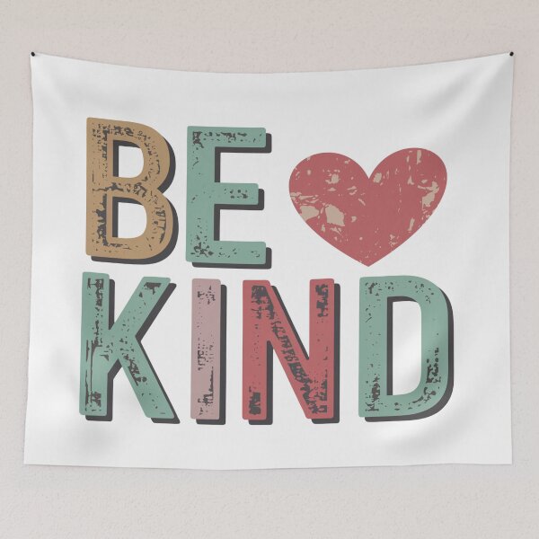 Item preview, Be Kind Vintage Heart Design | Inspirational Kindness Quote | Retro Positive Vibes designed and sold by JupiterLemons.