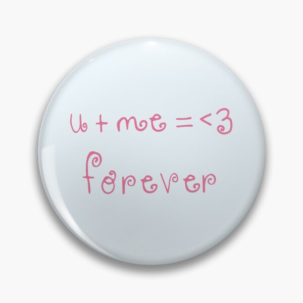 Item preview, u + me = <3 forever you seem pretty sad for a girl so in love by olivia rodrigo or3 designed and sold by Kyna Arts.