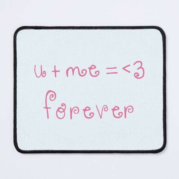 Item preview, u + me = <3 forever you seem pretty sad for a girl so in love by olivia rodrigo or3 designed and sold by Kyna Arts.