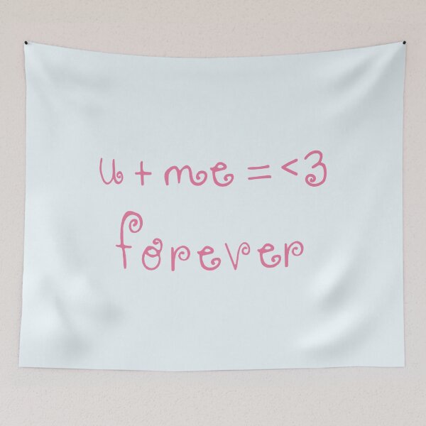 Item preview, u + me = <3 forever you seem pretty sad for a girl so in love by olivia rodrigo or3 designed and sold by Kyna Arts.