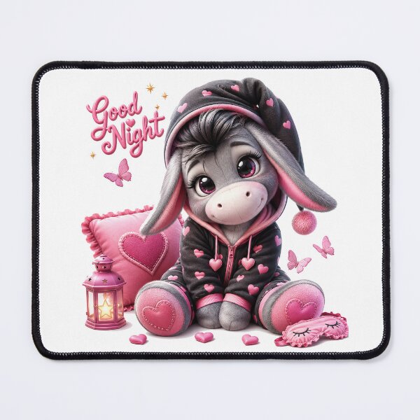 Item preview, Good Night, from Cozy the Donkey Friend designed and sold by BlissBlvdShop.