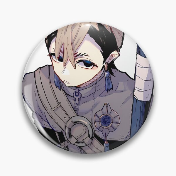 Item preview, Zanka Nijiku Gachiakuta Quiet Blue Gray Character Portrait designed and sold by Spraykart.