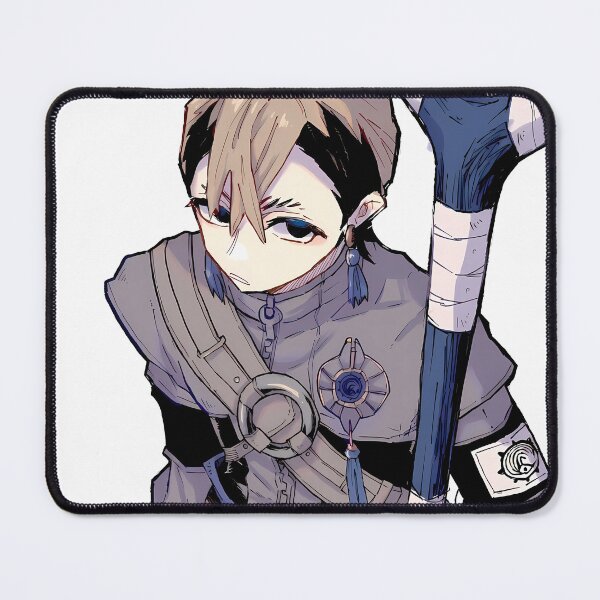 Item preview, Zanka Nijiku Gachiakuta Quiet Blue Gray Character Portrait designed and sold by Spraykart.