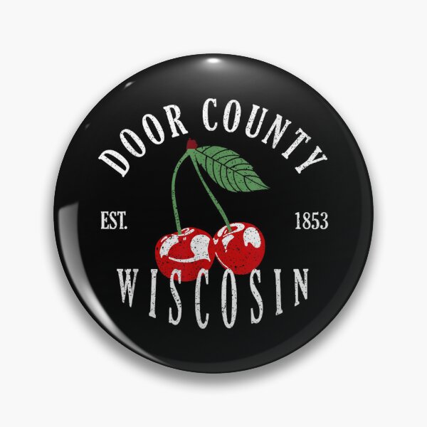 Item preview, Door County Pink Cherries Wisconsin Vacation designed and sold by goombi-creative.