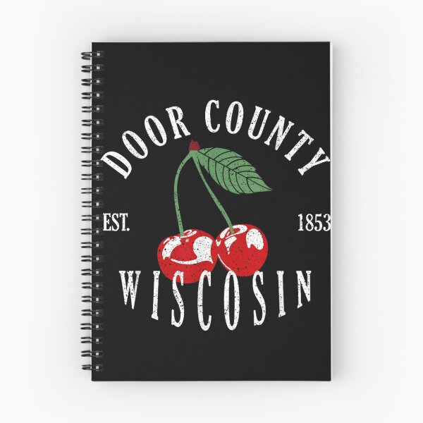 Item preview, Door County Pink Cherries Wisconsin Vacation designed and sold by goombi-creative.