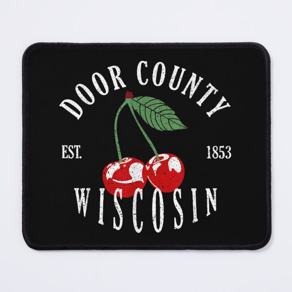 Item preview, Door County Pink Cherries Wisconsin Vacation designed and sold by goombi-creative.