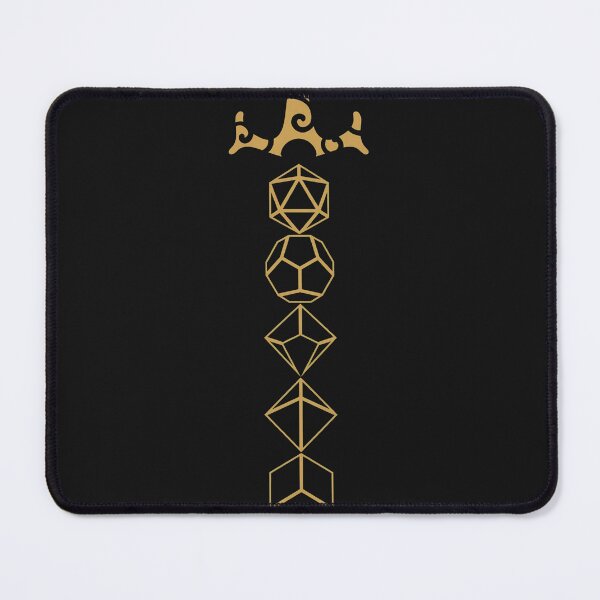 Item preview, Ornate Weapon and Geometric Dice Stack Art designed and sold by ACIDO-BASICO.