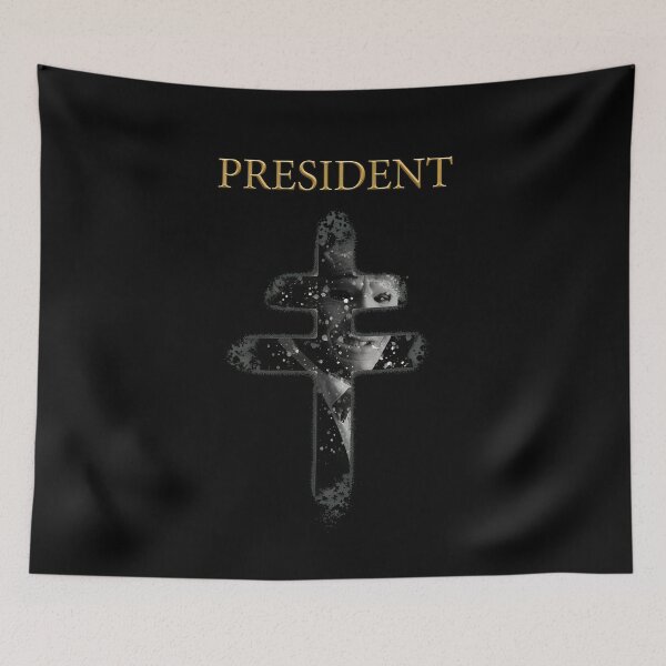 Item preview, President Ominous Cross Face Dark designed and sold by hardsuppodopo.