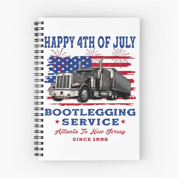 Item preview, HAPPY 4TH OF JULY BOOTLEGGING SERVICE Atlanta To New Jersey SINCE 1998 designed and sold by DakirooStudio.