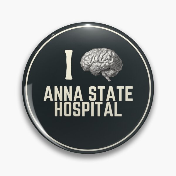 Item preview, I Love Anna State Hospital Haunted Souvenir Bumper Sticker designed and sold by GhostlyWorld.