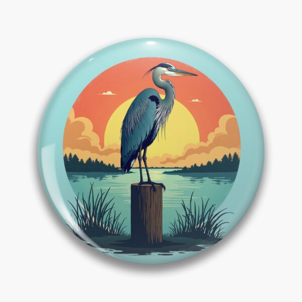 Artikelvorschau, Florida Heron Sunset Paradise entworfen und verkauft von piketo.