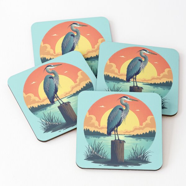 Item preview, Florida Heron Sunset Paradise designed and sold by piketo.
